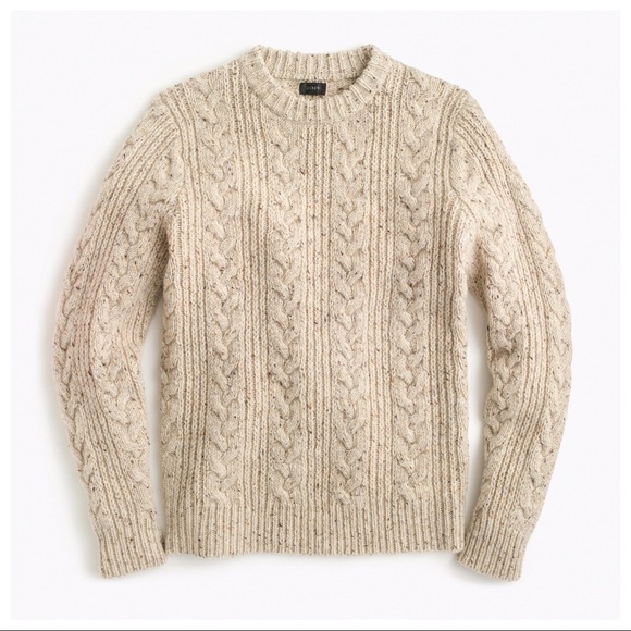 J. Crew Other - EUC J.Crew Donegal Ireland Cable Knit Sweater L